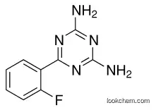 Molecular Structure of 30530-42-8 (2,4-Diamino-6-(2-fluorophenyl)-1,3,5-triazine)